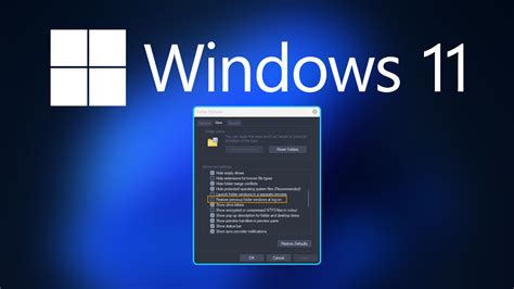 Restore last folders at logon not working on Windows 11.